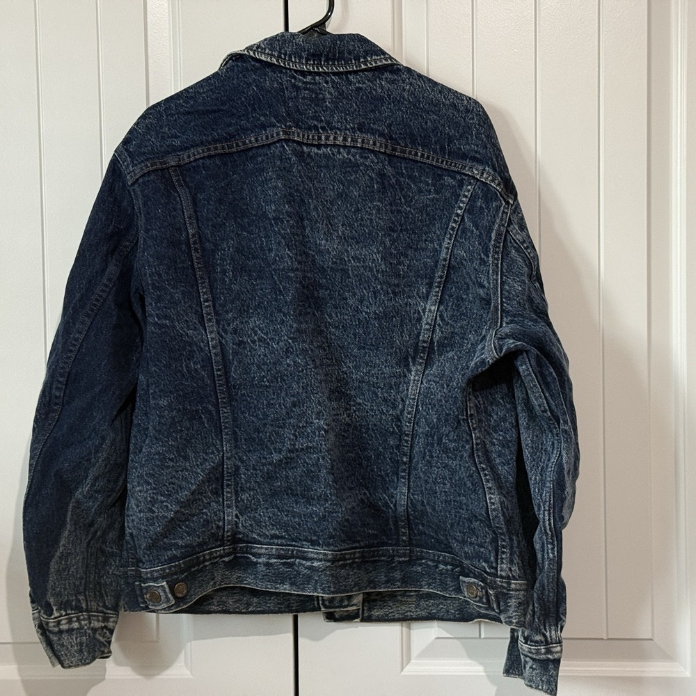 Lee‎ Riders USA Acid Wash Denim Jacket Large Vintage 80s 90s 220-8548 - Picture 3 of 8